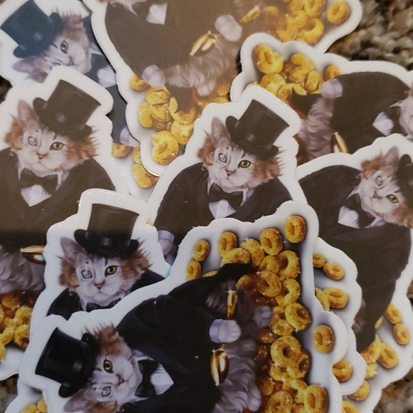 Mixed sticker packs of orginal designs of LOOP cat - Picture 3 of 4